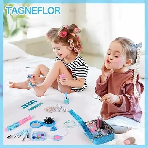 Kit De Maquillaje Para Niños Lavable Moda Conjunto 32 Pcs 5