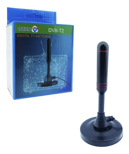Antena Tv Digital Interior Hd Amplificada Por Usb 10m Negro 18