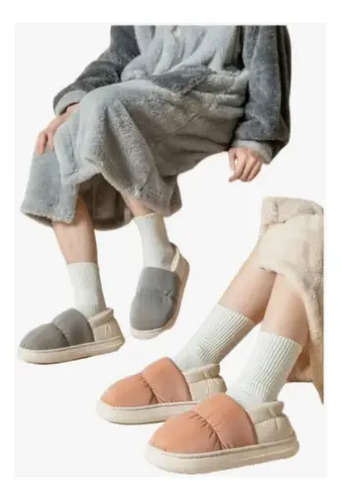 Pantuflas Todo Incluido Impermeables Y De Algodón Polar 14