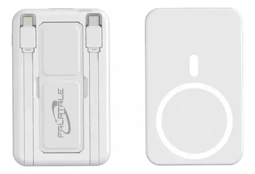 Powebank Ym-903 Compatible Con iPhone Con 10.000 Mah Blanco Blanco 12