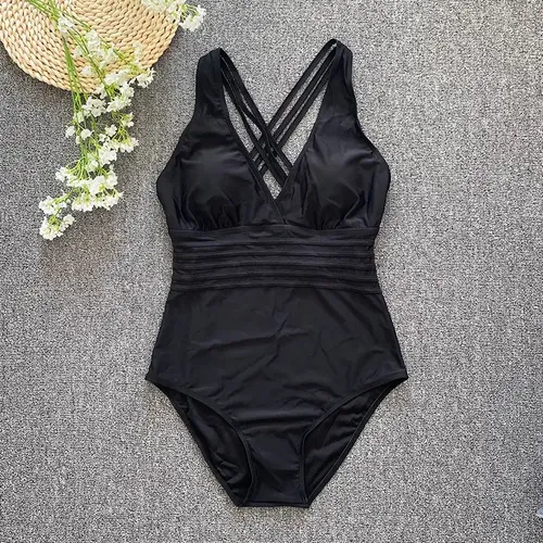 Traje De Baño Control Abdomen 3 Colores 16