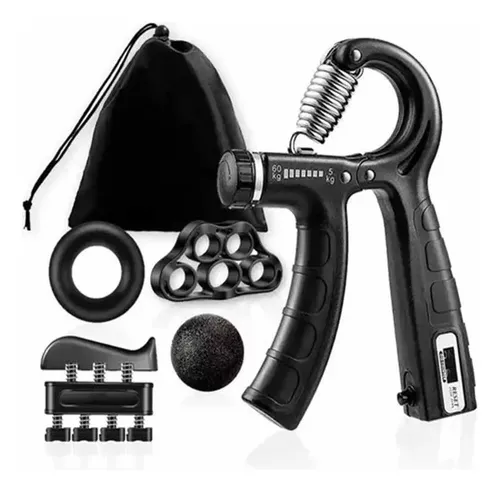 Hand Grip Set Pinza Resistencia Hand Grip Ejercicio Muñeca Negro