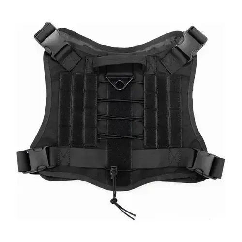 Arnés Táctico Profesional Ajustables Para Perros Grandes Color Negro Talla Del Arnés Xl 3