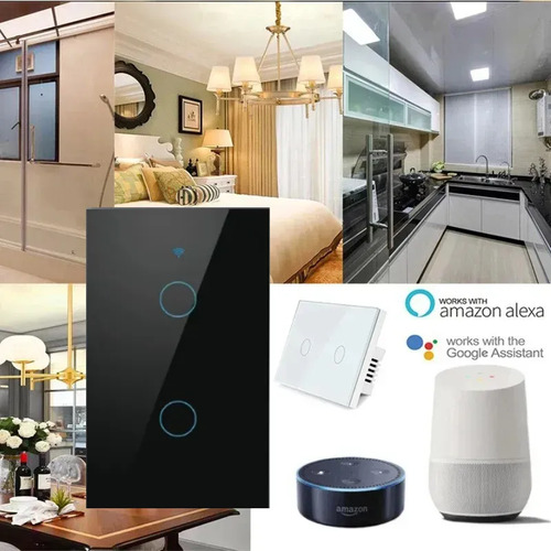 Apagador Inteligente Wifi Sin Cable Neutro 1,2 O 3 Canales 9