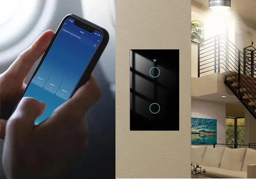 Apagador Inteligente Wifi Sin Cable Neutro 1,2 O 3 Canales 10