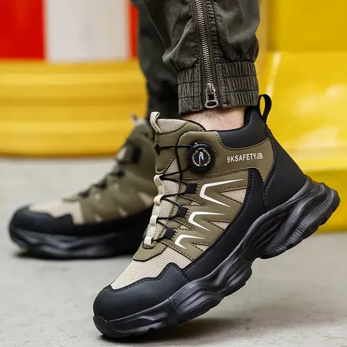 Botas De Seguridad Hombre Trabajo De Zapato Tenis Industrial 8