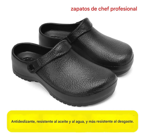 Zapato Para Chef Cocina Masculino Cómodo Antideslizantes 7