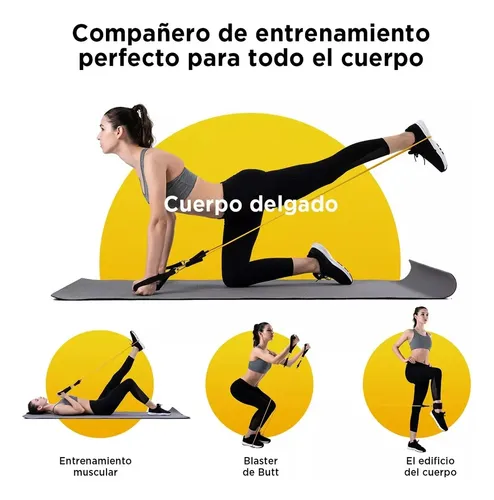 Bandas Elásticas De Resistencia Ejercicios 150 Lb Negro 2