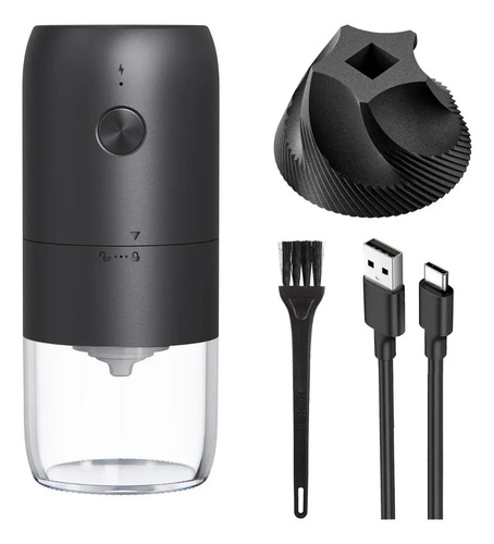 Molinillo De Café Eléctrico Moledor Núcleo Molienda Cerámico Negro