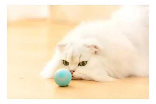 Pet Gravity Juguete Gato Bola Interactivo Inteligente Recarg Azul 10