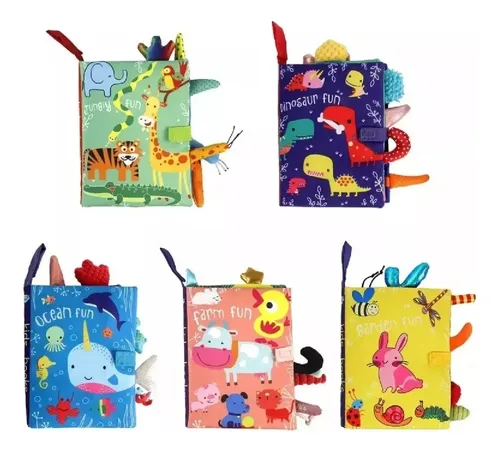 Libro Sensorial Para Niños/niñas Para Estimulación Temprana 2
