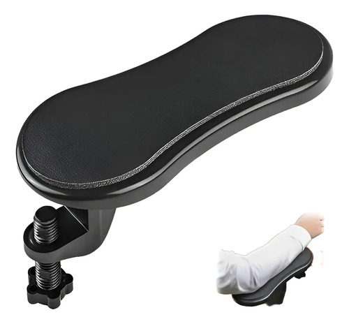 Apoyabrazos Para Computadora Escritorio-giratorio 180° Negro 19
