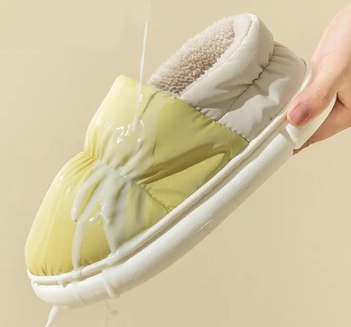 Pantuflas Todo Incluido Impermeables Y De Algodón Polar 14