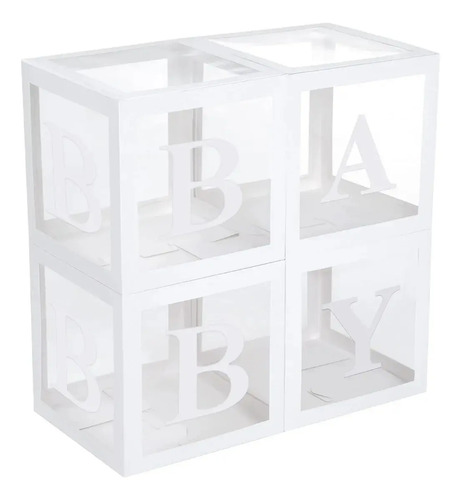 Caja Transparente Para Decoración De Escena De Cumpleaños. 2