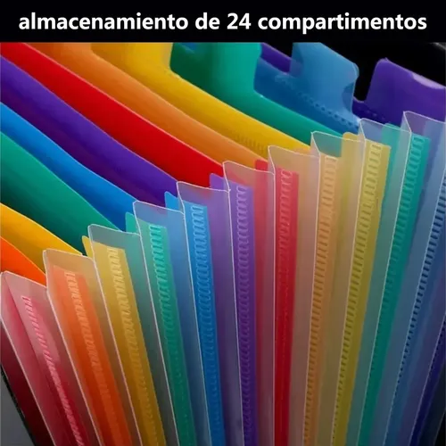 A4 Carpeta Organizadora Clasificadora Archivo 24 Fuelles 4