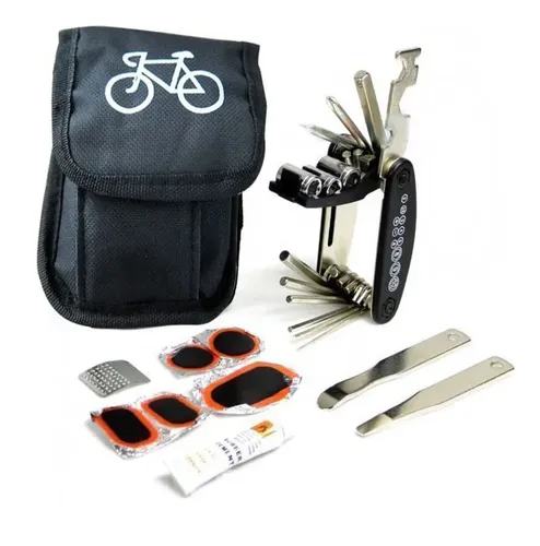 Kit Herramientas Bicicletas Parche Pinchazo Bici Reparación 2