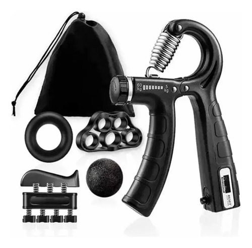 Hand Grip Set Pinza Resistencia Hand Grip Ejercicio Muñeca Negro 10