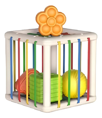 Juguete Interactivo De Habilidad Motora Cubo Montessori Vistoso