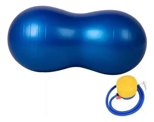 Pelota De Pilates Inaltum Balón Mani Azul Ejercicio Y Yoga 12