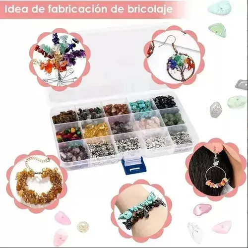 Nasjac 934uds Cristal Piedra Cuenta Diy Collar Pulsera Arete 15