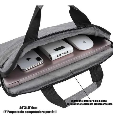 Bolso Ordenador Para Notebook Funda Portátil Fundas 17inch Gris 18
