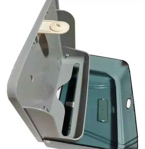 General Dispensador De Papel Toalla Interfoliada Azul Acero 2