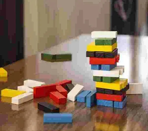 Juego Educativo De Bloques Construcción Coloridos 54 Pieza 14