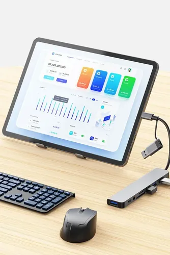 Hub Usb Hota Usb-c 8 Puertos Compatible Macbook Pro Samsung LG Huawei Plateado 3