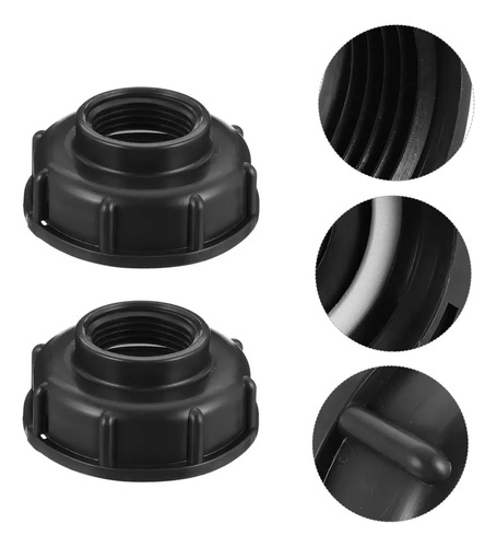 Tapa Adaptador S60x6 Ibc Ó Bidón Con Salida1pulgada 32mm 2pc 16