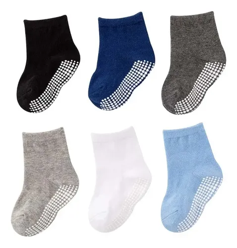 Calcetines Antideslizantes Para Bebés (12-36meses) 6 Pares 13