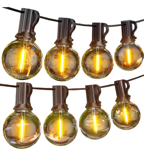 Cadena De 25 Luces De 15 M Que Se Puede Conectar En Serie Blanco Cálido 10