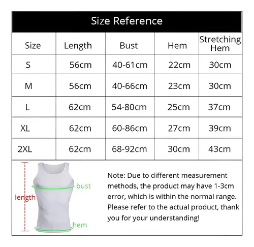 Faja Reductora Camiseta De Compresión Para Hombre Moldeador De Abdomen Y Espalda, Talla Xl Negro/blanco 4