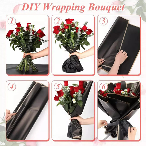 Papel Coreano 20 Pliegos Para Arreglos De Flores, Regalos 17