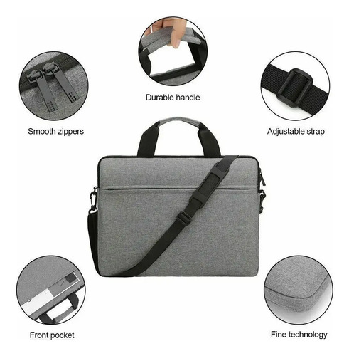 Bolso Ordenador Para Notebook Funda Portátil Fundas 17inch Gris 8