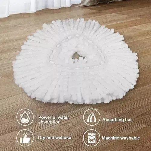 Mopa Balde Easy Wring Clean Para Repuesto Repuesto Blanco 4