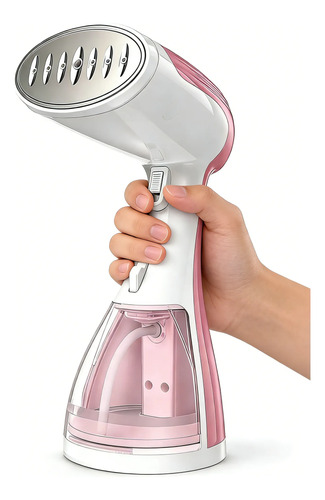 Plancha A Vapor Vertical Vaporizador Ropa Portatil Rosa Claro 19
