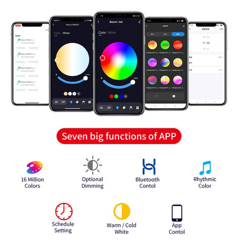 Lámpara De Techo Inteligente Wifi Ultra Delgadorgb Panel Led Rgb 9
