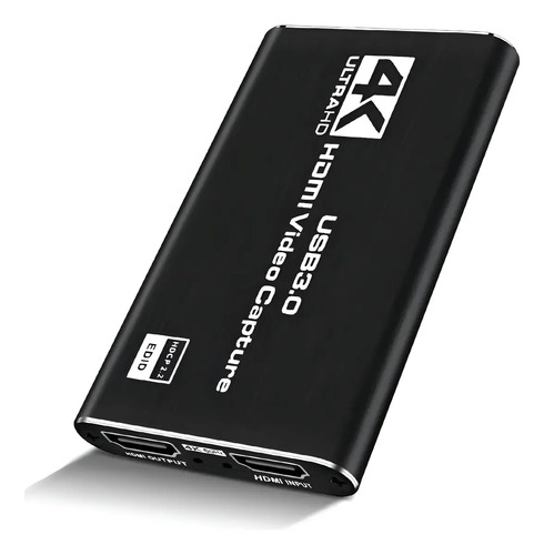 Capturadora Hdmi 4k Ultra Video Audio Mic In Streaming 3.0
