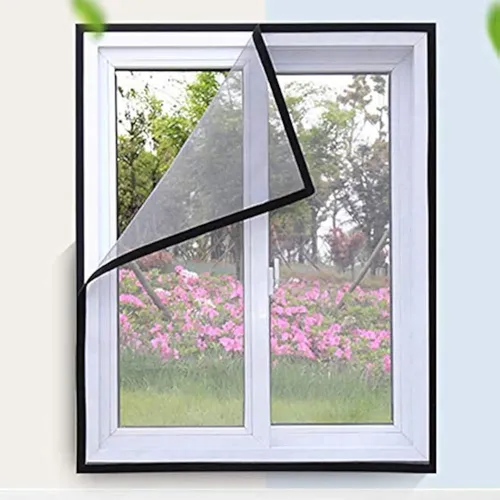 Set 2 Malla Mosquitera Tul Anti Mosquito Ventana 100x100cm Negro