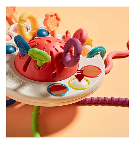 Juguetes Sensoriales Para Bebés Montessori 4 En 1 Multiuso 4