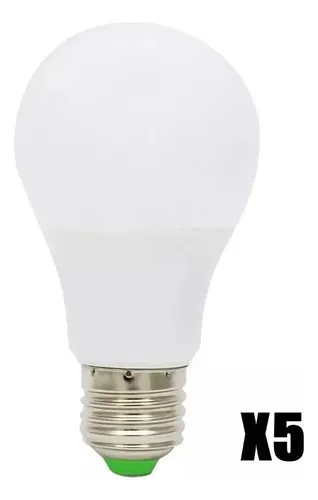 Pack 5 Ampolletas Led 15w E27 Sec Luz Cálida/fría Hbled 19