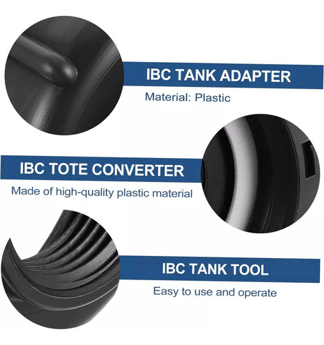 Tapa Adaptador S60x6 Ibc Ó Bidón Con Salida1pulgada 32mm 2pc 5