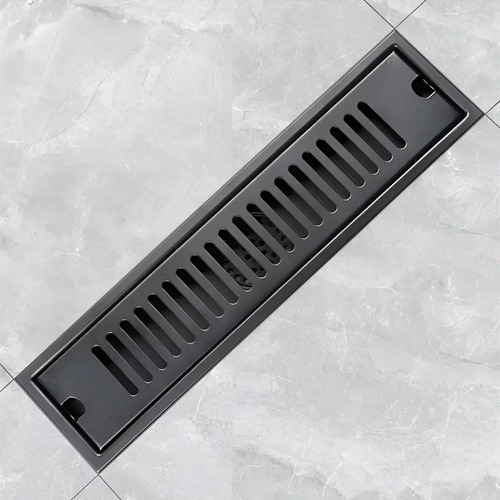 Drenaje Lateral Desagüe De Baño 40x10cm Rectangular Espesar 7