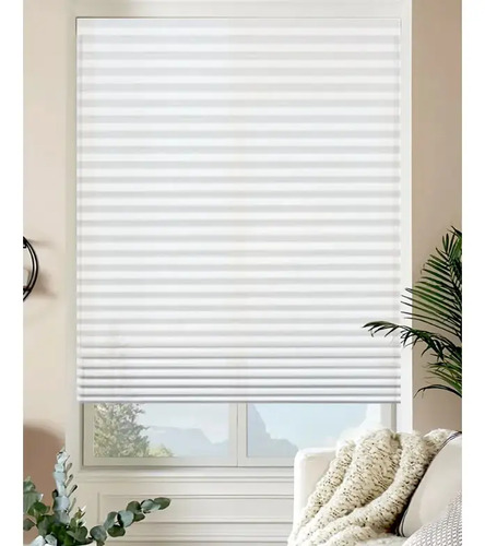 Cortina Autoadhesiva Sin Taladro, Bloqueo Luz 90x240 Blanco 7