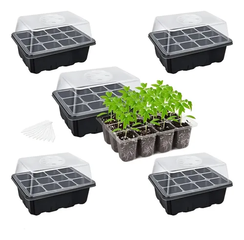 5 Germinadores De Semillas Mini Invernadero Semillero 8
