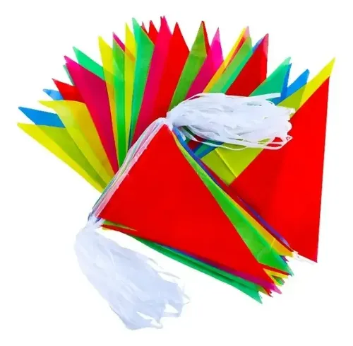 Banderines X150 Guirnaldas 80 Mt Evento/bautizo/matrimonio Multicolor 14