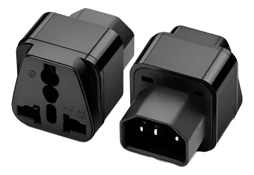 Adaptador Ups C14 A C13 Au Us Uk Eu Chile Enchufe 2pack Negro 12
