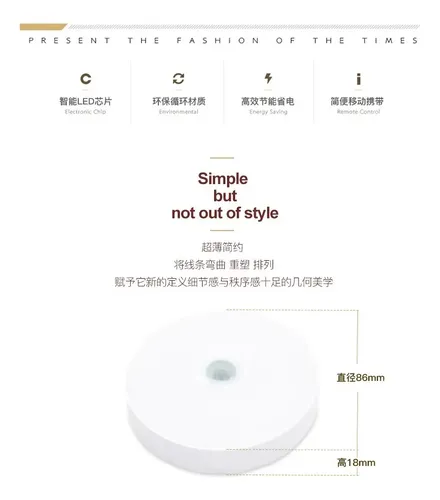 Luz Emergencia Recargable Led Con Sensor De Movimiento Y Luz Amarillo 13