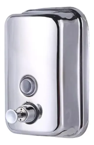 Dispensador De Jabón Acero Inoxidable 304 500 Ml Color Plateado 16