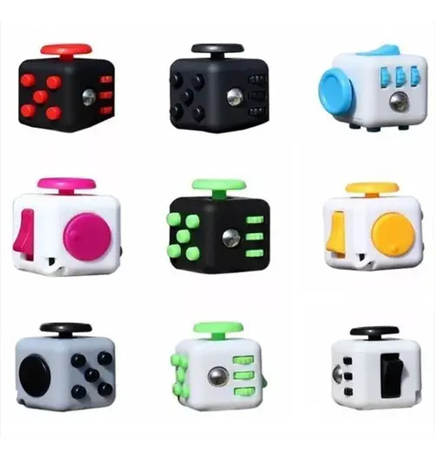 4 X Fidget Cube Antiestres Con 6 Funciones, Juguete Estress Aleatorio 5
